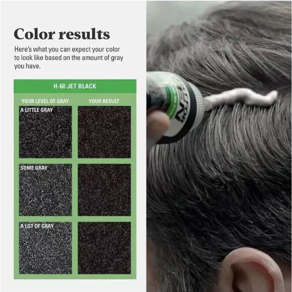 Just for Men Shampoo In Hair Color H-60 JET BLACK, 3-Pack - Picture 6 of 6